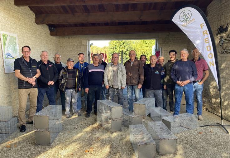 Les syndicats ont reçu gratuitement des cages à ragondins. 