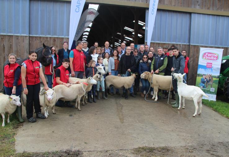 Les organisateurs de la Ferme s'invite se sont réunis au lycée agricole de Montmorillon pour lancer l'édition 2025 de La Ferme s'invite.