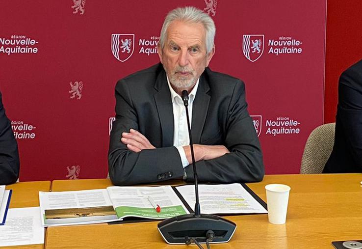Jean-Pierre Raynaud, vice-président du Conseil régional de Nouvelle-Aquitaine en charge de l'agriculture.