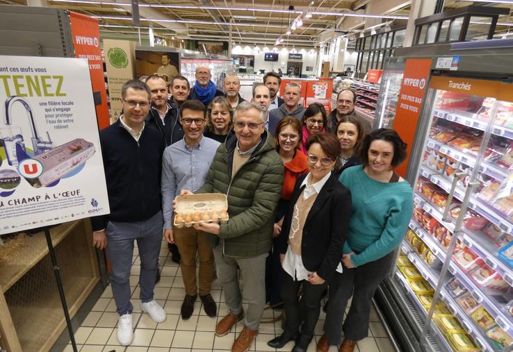Des captages d'eau à la mise en rayon des œufs, l'ensemble de la filière a souligné sa volonté de reconduire la démarche.