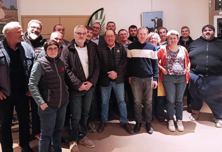 Le nouveau bureau de la FNSEA 17, en date du 10 mars 2026.