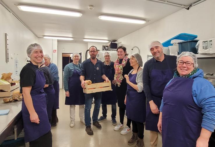 Les salariés de l'Aana ont déjà participé à un atelier de cuisine de La Cantine.