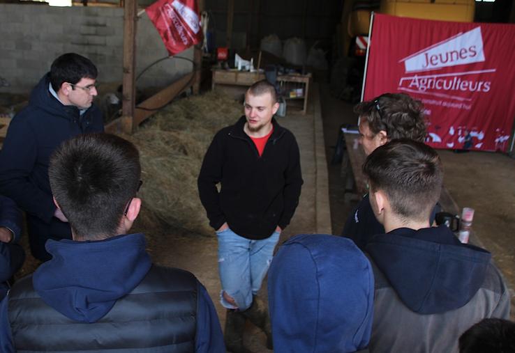Le Forum installation de JA 86 s'est déroulé sur l'exploitation de Lucas Bonneau à Mauprévoir.