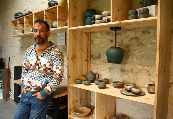 Pierre Barré a placé la transmission et les cours au cœur de son nouveau projet d'atelier.