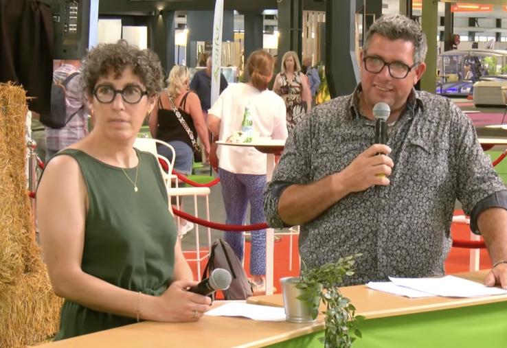 Cécile Garandeau a accompagné le projet de restructuration parcellaire de Ludovic Durand, dirigeant d'un centre équestre à St-Sauvant.