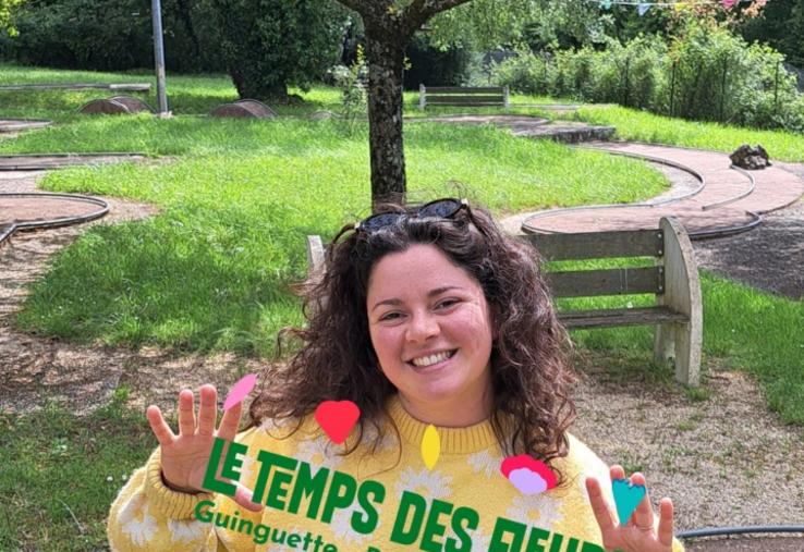 Lucie Ferro rafraichit l'image de la guinguette du Bois de Saint-Pierre.