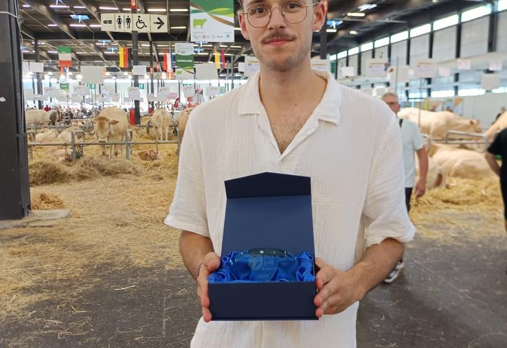 " Mon angle a été de parler de la microbiologie comme une solution novatrice qui permet de pallier à la problématique des antibiotiques dans les élevages."