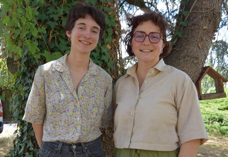 Lucie Bonpain et Clémence de Villers, de Champs du partage.