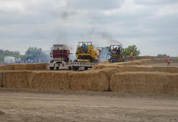 La course de moiss'batt' cross est restée l'une des attractions phares du rendez-vous, où les trois engins du département, « Cedrika », « Georgette » et « La Chieuse » ont affronté « Attila » et « Panouille », apportées par les JA du Lot-et-Garonne.