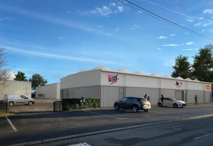 Les trois associations du collectif alimentaire vont être regroupées dans ce nouveau bâtiment.
