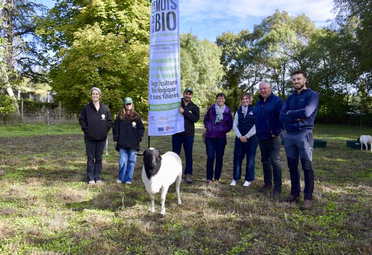 Les équipes de la Mab 16, d'Interbio et de la Chambre d'agriculture de Charente sont mobilisées pour ce Mois de la bio.