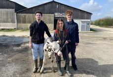 Arthur Crochet, Abbygaël Lamoureux et Benjamin Augeraud se préparent pour accueillir la journée de formation dédiée au concours. 
