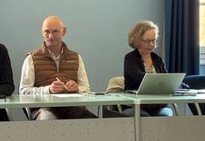 Samuel Hérault, président de l'Anicap Nouvelle-Aquitaine, et Géraldine Verdier, animatrice, ont présenté les activités et chiffres de la structure régionale.