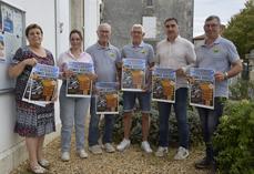 De gauche à droite : Yvette Fort, Florine Rainaud, Raymond Vallée, Jean-François Thibaud, Manuel Desvergne et Francis Merlaud.
