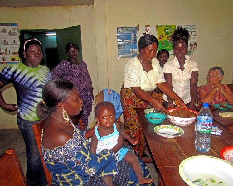 Rencontre avec la cellule femmes de l’Union des agriculteurs de la région des plateaux.