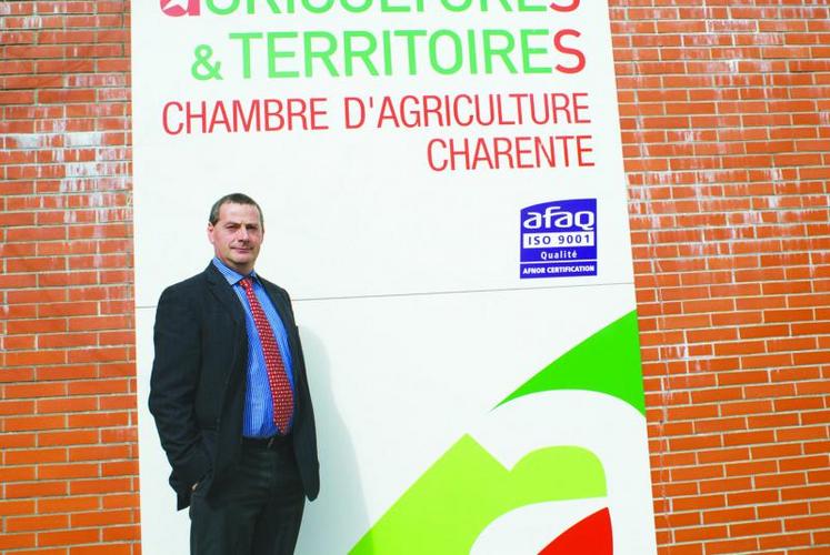 Xavier Desouche, président CR de la Chambre d'agriculture de Charente.