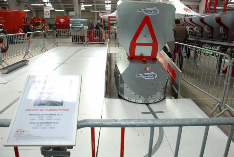 Le silofarmer en action.