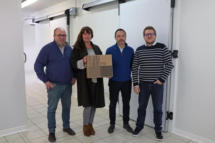 Louis-Marie Mitteault, Karine Viry, Laurent Chéry et Fabien Tersoglio constituent la fine équipe de Bonjour le Bon, la société charentaise qui souhaite créer une filière alimentaire durable.