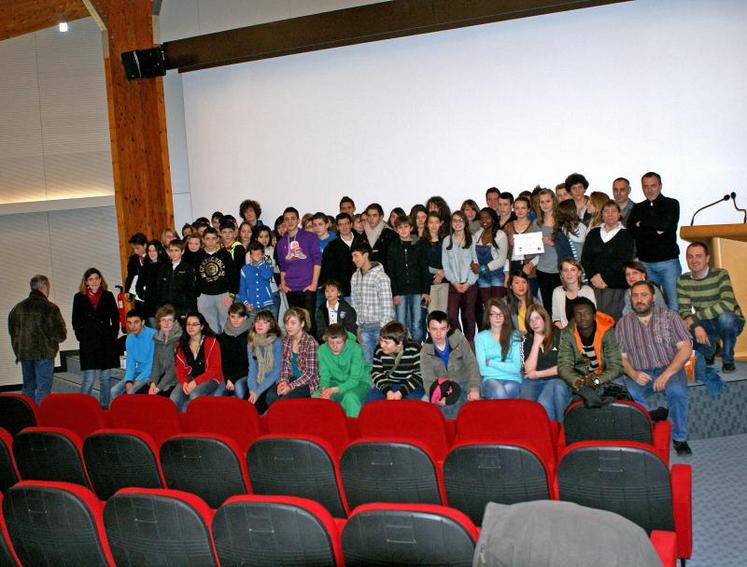 En tout, sept classes de troisième de Poitou-Charentes ont participé au concours. Celles qui se sont déplacées le 31 janvier à Angoulême ont visité le festival de la BD.