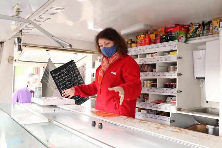 Agé d’une quarantaine d’années, le camion de livraison d’Isabelle 
et Bertrand Pasquereau est arrivé en bout de course.