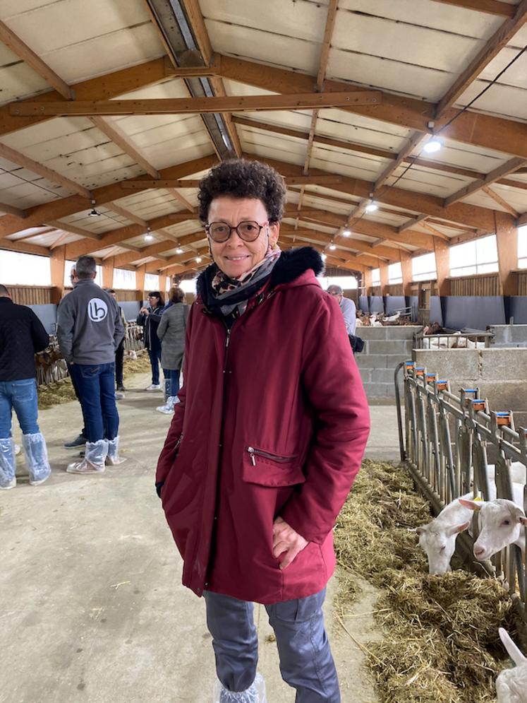 Magali Cléry, éleveuse caprine en Martinique, a fait le déplacement pour Capr'Inov.
