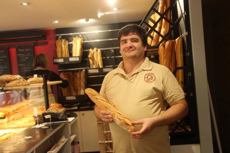 Mickaël Babin propose une dizaine de variétés de baguette Aliénor.