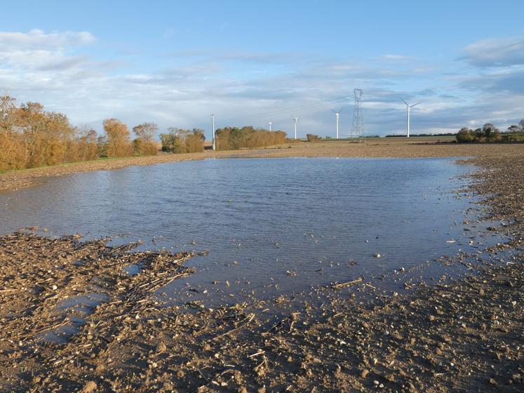 Il faudra attendre plusieurs jours de ressuyage avant d'intervenir dans les parcelles.