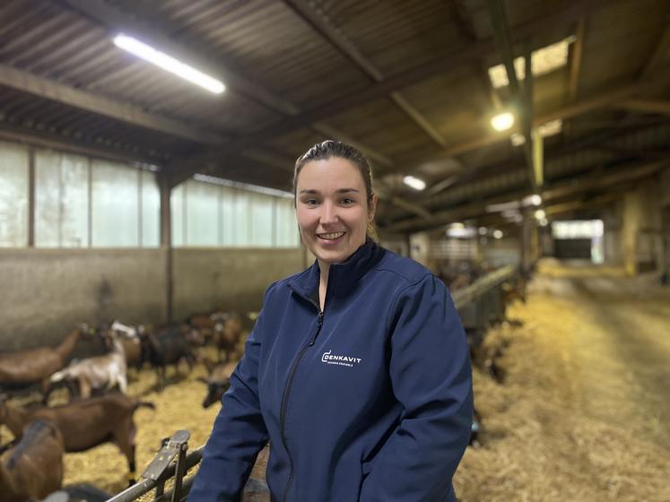 Marie Fossey et son conjoint Pierre Lebarbier, installés à Faye-sur-Ardin, font partie des élevages "créateurs" de Capgènes.