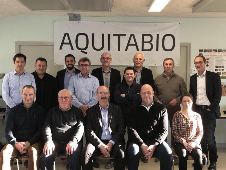 Les fondateurs de la nouvelle structure Aquitabio.