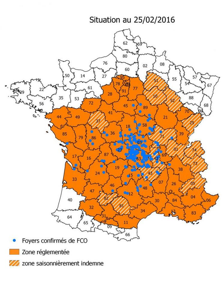 Les Deux-Sèvres passent entièrement en zone réglementée