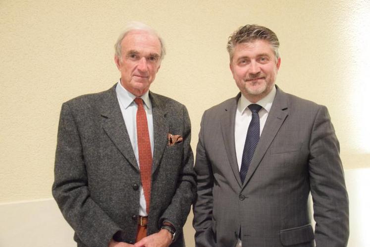 Jean-Daniel Fougère, président directeur général d’Oreco et Daniel de Saint Ours, directeur général délégué.