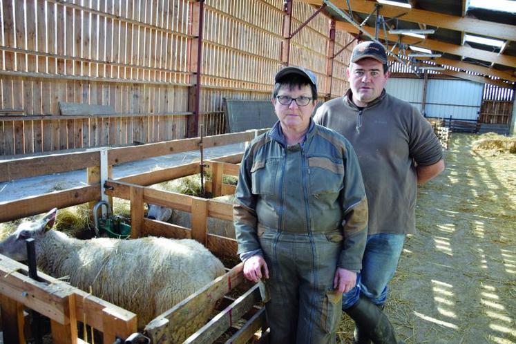 Nadine et Alexandre Boutant dans leur nouvelle nurserie tout neuve.