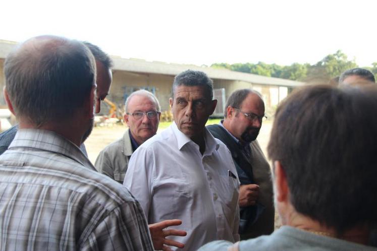 Xavier Beulin a pris la mesure des difficultés rencontrées par les agriculteurs de la Vienne.