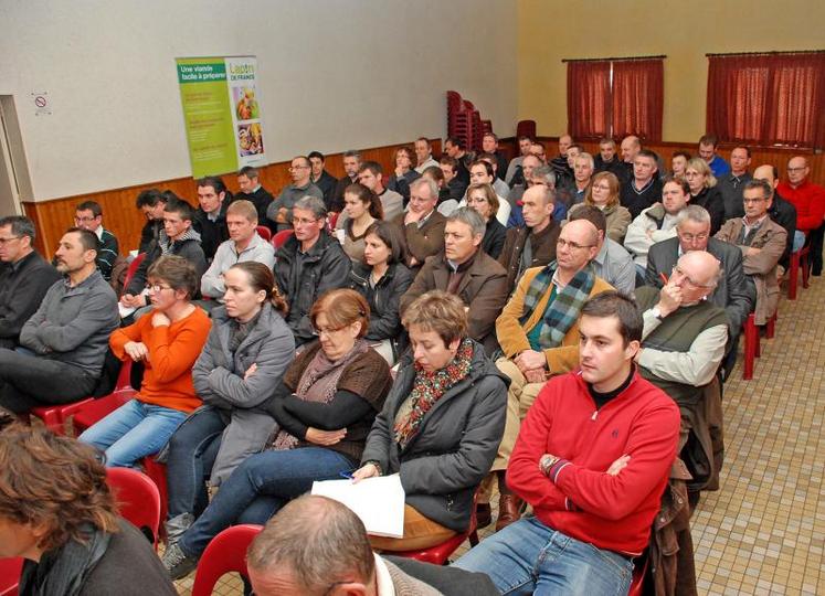 Environ 80 personnes ont assisté à la table ronde, mardi 11 décembre à Rorthais.