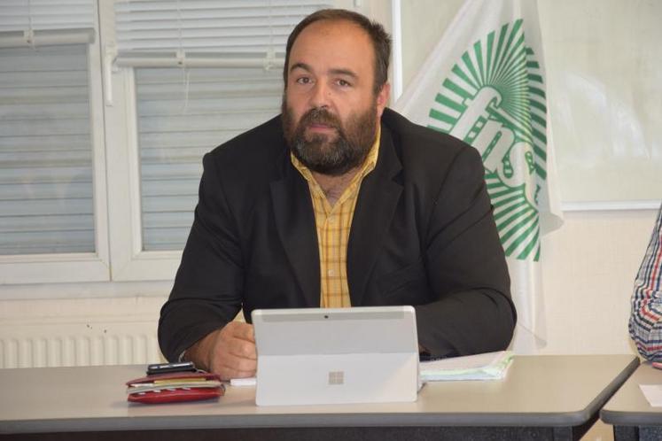 Jean-Bernard Sallat, président du syndicat majoritaire.