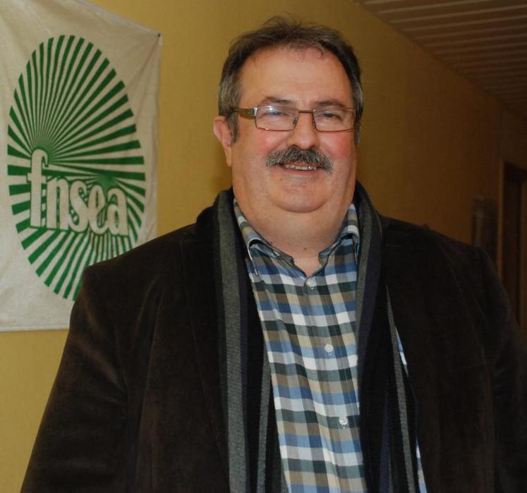 Alain Chabauty, président de la Fnsea79.