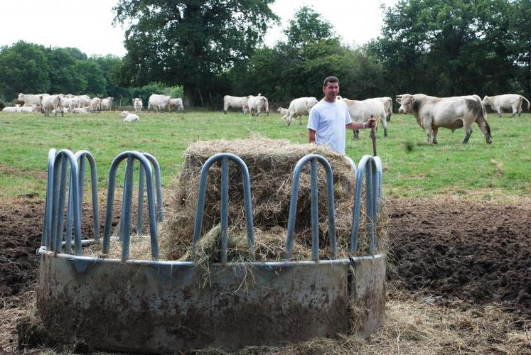 Philippe Thibaudeau, membre du Gaec Les Bournais à Faye-l’Abbesse, vient de déposer via Télécalam, un dossier d’éligibilité au dispositif calamités agricoles.