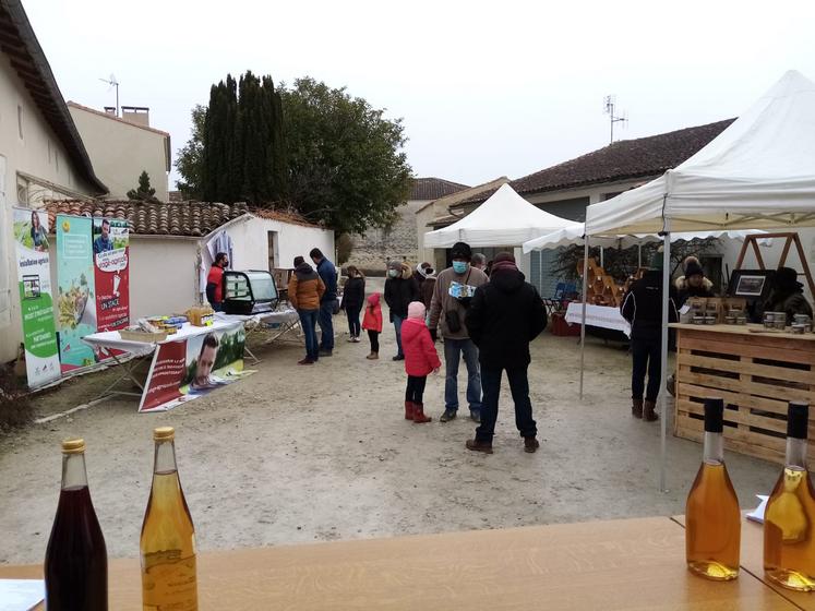 Les visiteurs ont pu échanger avec les jeunes agriculteurs pendant deux jours. 