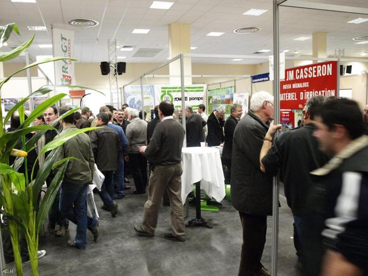 Le salon de l’irrigation a rassemblé une soixantaine d’exposants.