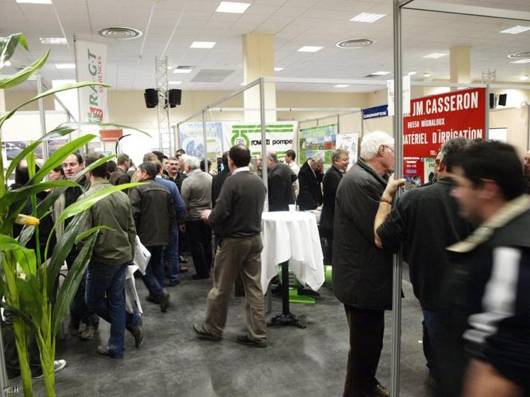 Le salon de l’irrigation a rassemblé une soixantaine d’exposants.