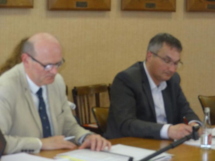 Joseph Giraud et Patrick Roulleau.