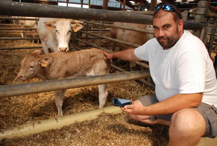 La dématérialisation des documents d’élevage est l’avenir selon Olivier Collardeau. Enregistrées, les informations sont disponibles sur un serveur à la disposition de l’éleveur. « C’est sécurisant et rapide », juge l’exploitant.