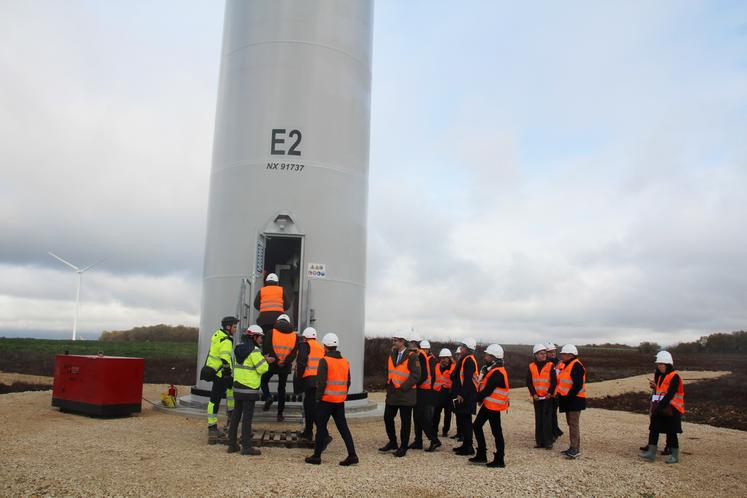 Chaque éolienne va produire 4,5 MW.