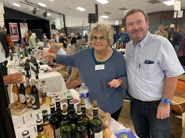 Juliette et Jean-François Quéron étaient ravis de leur participation au salon. 
