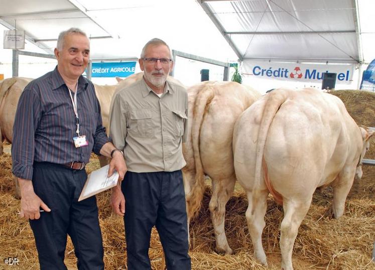 Gérard Garotteau et Paul Roy, tous deux organisateurs de la foire concours de Bressuire.