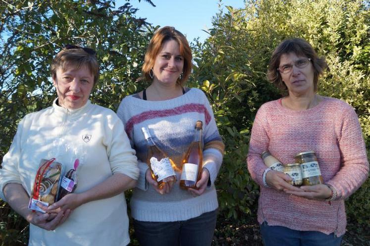 Claudia Matherin, Marion Babinot et Véronique Branger.