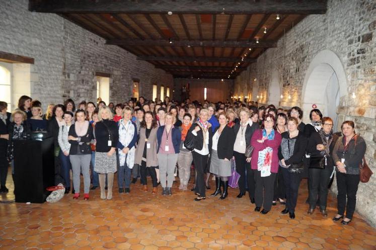 Les 200 invitées de la maison Hennessy ont écouté les témoignages d’Anne Gautier, Murielle Rousseau et Véronique Barthe.