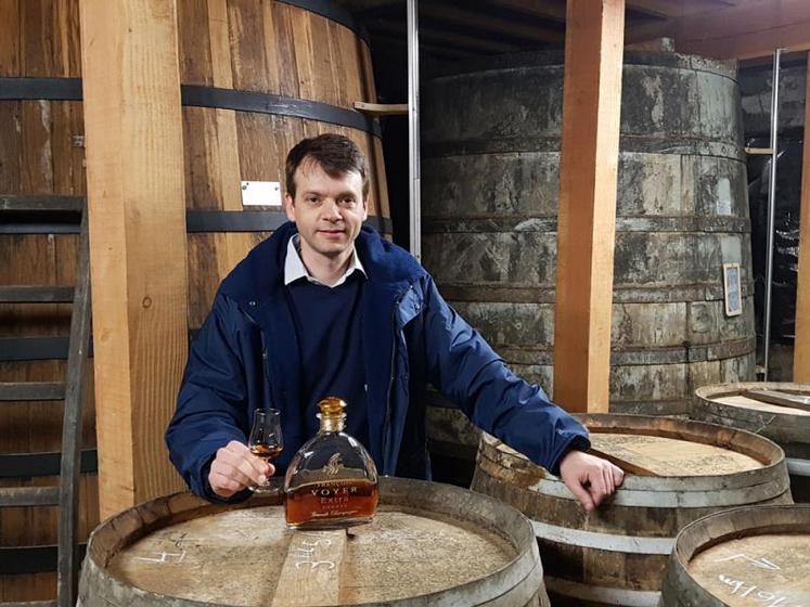 Pierre Vaudon exporte son cognac dans 40 pays du monde entier.