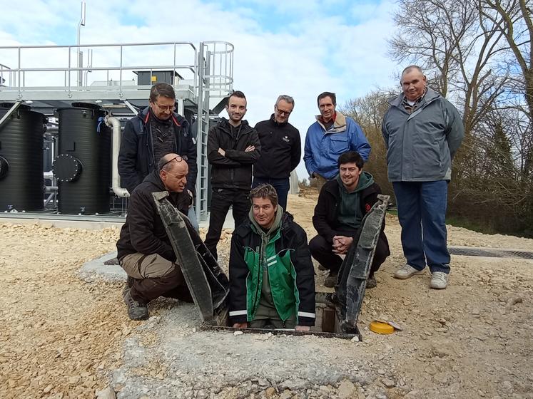 Mathieu Véchambre a ouvert les vannes d’injection, jeudi 2 février, à La Vallée.  