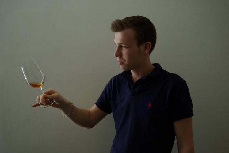 Jordane Breyton, meilleur étudiant sommelier de France 2015.